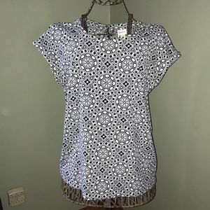 Merona Patterned Blouse - Size M